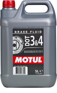 Тормозная жидкость MOTUL DOT 3&4, 5 литров