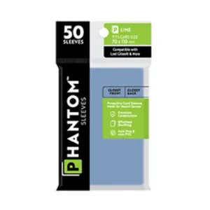Глянец/Глянец - Салатовый, 70х110мм (50), Phantom Sleeves