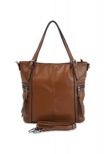 Сумка через плечо TALIA с боковыми отделениями на молнии HARPA, цвет Autumn Cognac