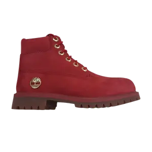 Ботинки детские Timberland Premium 6 Inch, красный / черный