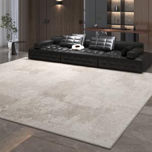 Saipos Ковер 300х400 см для гостиной и спальни, светлый люкс, стиль итальянский минимализм, моющийся, водостойкий, пылезащитный