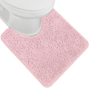 Коврик для ванной Gorilla Grip с овальным контуром, 61х49 см, светло-розовый