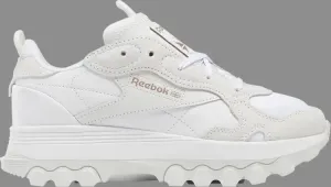 Кроссовки cardi b x classic leather big kid 'white' Reebok, белый