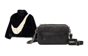 Сумка через плечо с подкладкой из искусственного меха Комплект кроссбодов в подарочной упаковке Классическая унисекс черная Nike