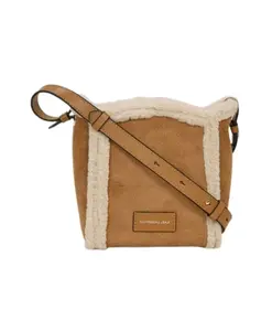 Маленькая сумка-ведро K/Circle из овчины Karl Lagerfeld, коричневый