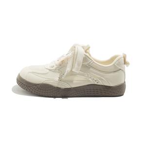 Женские скейтерские кеды Low Top с легкой конструкцией и сбалансированной поддержкой MEAKKEA, бежевый