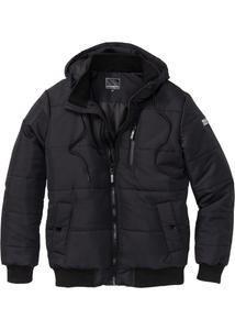 Стеганая куртка из переработанного полиэстера Rainbow, черный