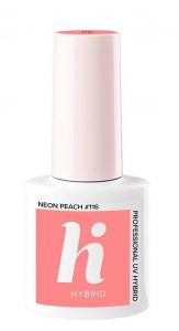Гибридный лак для ногтей Hi Hybrid, 116 Neon Peach