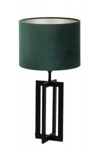 Настольная лампа Light & Living Mace/Velours, черный - темно-зеленый