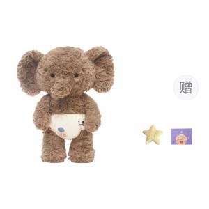 Плюшевая кукла слон в подгузнике высота 35см OU DI PIG