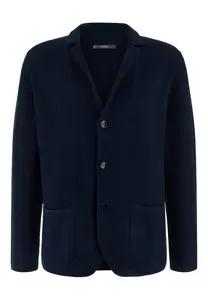 Boggi Milano Вязаный кардиган в цвете navy