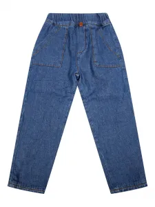 Прямые джинсы 1 + In The Family, синий