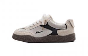 WARRIOR Нескользящие износостойкие низкие повседневные туфли унисекс бежевого, серого и черного цветов