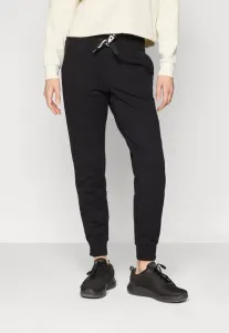 Двухцветные спортивные брюки-джоггеры с манжетами на шнуровке Dkny, Black