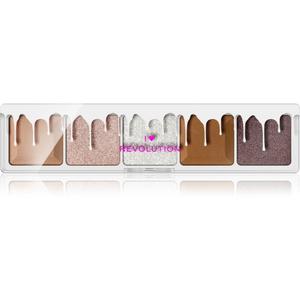 I Heart Revolution Mini Chocolate Palette палетка теней для век оттенок White Vanilla Cream 5,5 г