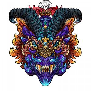 Деревянный пазл Волшебный дракон А4 Moments