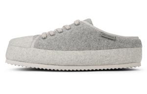 CHARLES&KEITH Женские тапочки с закрытым носком из ЭВА толщиной 1 см серого цвета, цвет Grey Gray