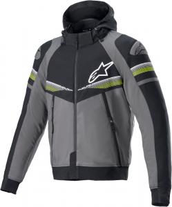Alpinestars Sektor V2 Мотоцикл Hoodie, серый/черный/желтый