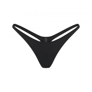 Купальник SKIMS Signature Swim Thong Bikini, черный