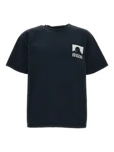 Футболка с графическим принтом Rhude, черный