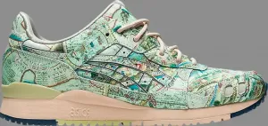 Кроссовки atmos x gel lyte 3 og 'aged map' Asics, зеленый