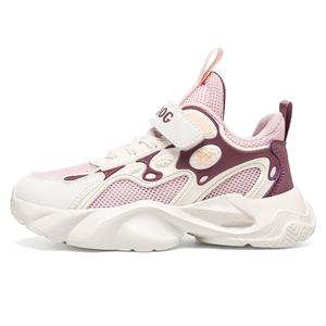 Кроссовки для бега с низким верхом, противоскользящие, с амортизацией, устойчивые к истиранию и ударам, детские BOBDOG, розовый/фиолетовый