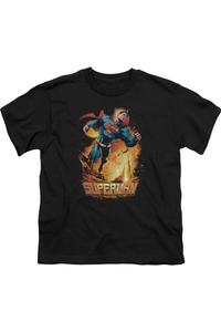 Футболка с коротким рукавом "Superman Space Case" для детей Gildan, черный