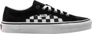 Кеды Vans Lampin Checkerboard Corduroy - Black, черный