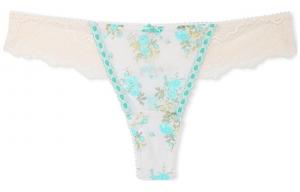 Женские трусы Victoria's Secret, цвет 1 Motoiri (white floral print)