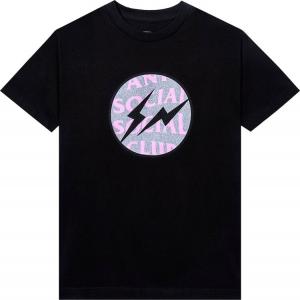 Футболка Anti Social Social Club x Fragment Called Interference Tee 'Black', черный