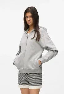 Свободная толстовка на молнии ikon Karl Lagerfeld, Light Grey Mel