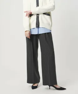 Широкие прямые брюки с двумя складками - можно стирать United Arrows, цвет Md.Gray