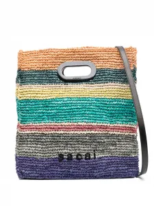 Сумка-тоут New Shopper среднего размера SACAI, зеленый