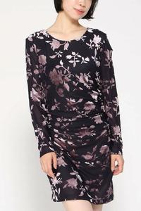 мини-платье с цветочным принтом