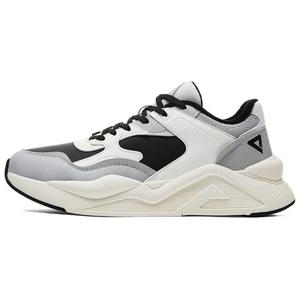 Кроссовки PEAK Chunky Sneakers Men Low-top Off Black, серый/черный