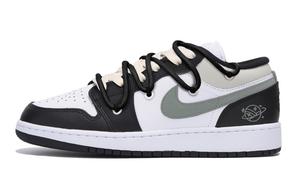 Air 1 Противоскользящие Низкие Детские Баскетбольные Кроссовки Черные Подростки Jordan