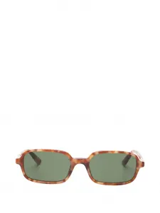 Прямоугольные солнцезащитные очки в оправе "под черепаху" CHLOÉ, коричневый