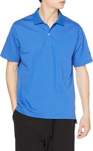 Мужская футбольная рубашка-поло Mizuno B2MA1037 для активного отдыха, путешествий и прогулок, с плотной блочной структурой, впитывает пот, быстро сохнет, эластичная, цвет «принцесса», синий