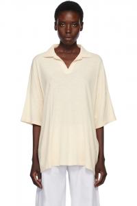 Оверсайз поло Lauren Manoogian, цвет ivory