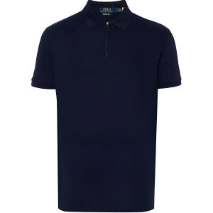 Поло с вышитой лошадкой Polo Pony Polo Ralph Lauren, темно-синий