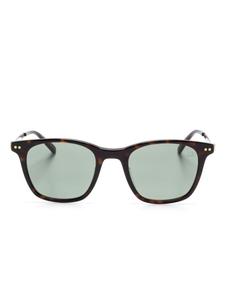 Dunhill солнцезащитные очки трапециевидной формы, коричневый