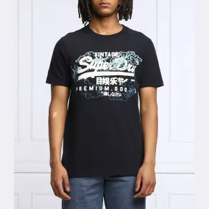 Футболка стандартного кроя Superdry, синий