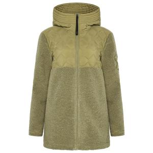 Женская флисовая куртка-биби с застежкой-молнией 2 Didriksons, зеленый