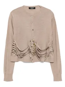 Кардиган на пуговицах Undercover, нейтральный