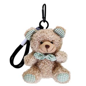 Плюшевый кулон Miao Ji Biscuit Bear высотой 10 см MIAOJI, GJ352 Cyan Bowknot коричневый Bear