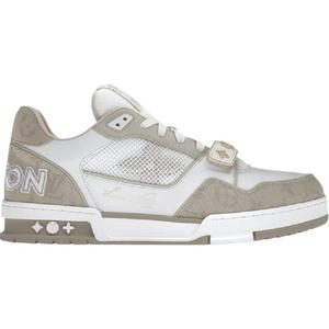 Кроссовки Louis Vuitton Trainer Sneaker, бежевый/белый