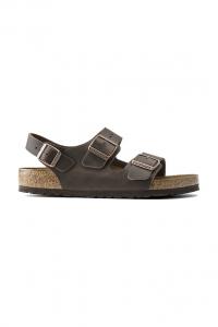 Кожаные сандалии Milano Birkenstock, коричневый