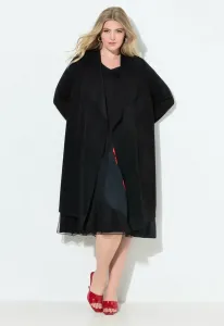 Классическое пальто открытой формы Miamoda, Black