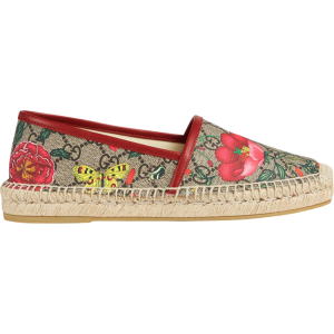 Кроссовки Gucci Wmns GG Supreme Espadrilles Floral, коричневый