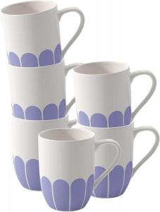 Набор кружек Villeroy & Boch Fleur Couleur, 6 предметов, 290 мл, синий